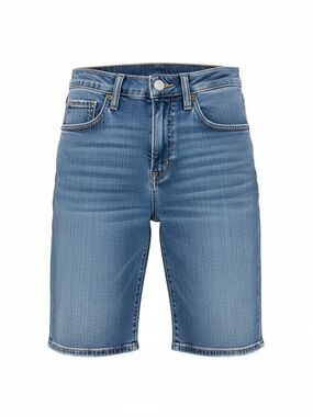 Nili Lotan Mid Wash Denim Bermuda Shorts